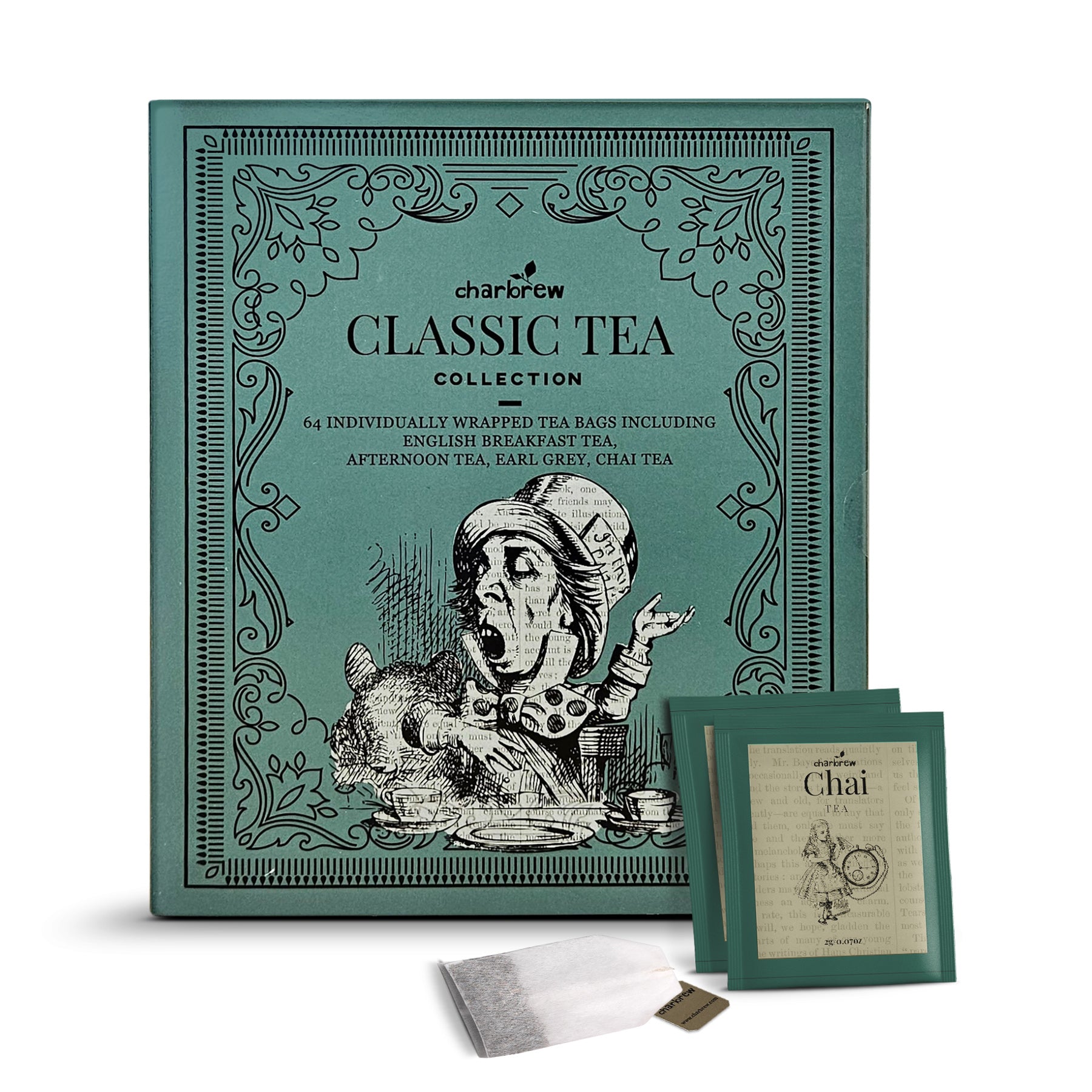 Alice's Adventures in Wonderland Variety Book of Tea 80 Ct